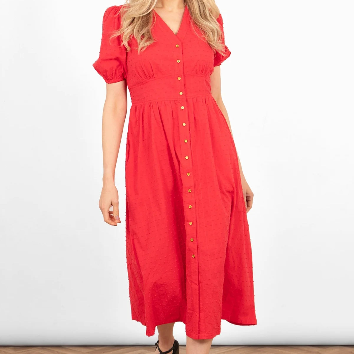 Poppy Tea Length Dress