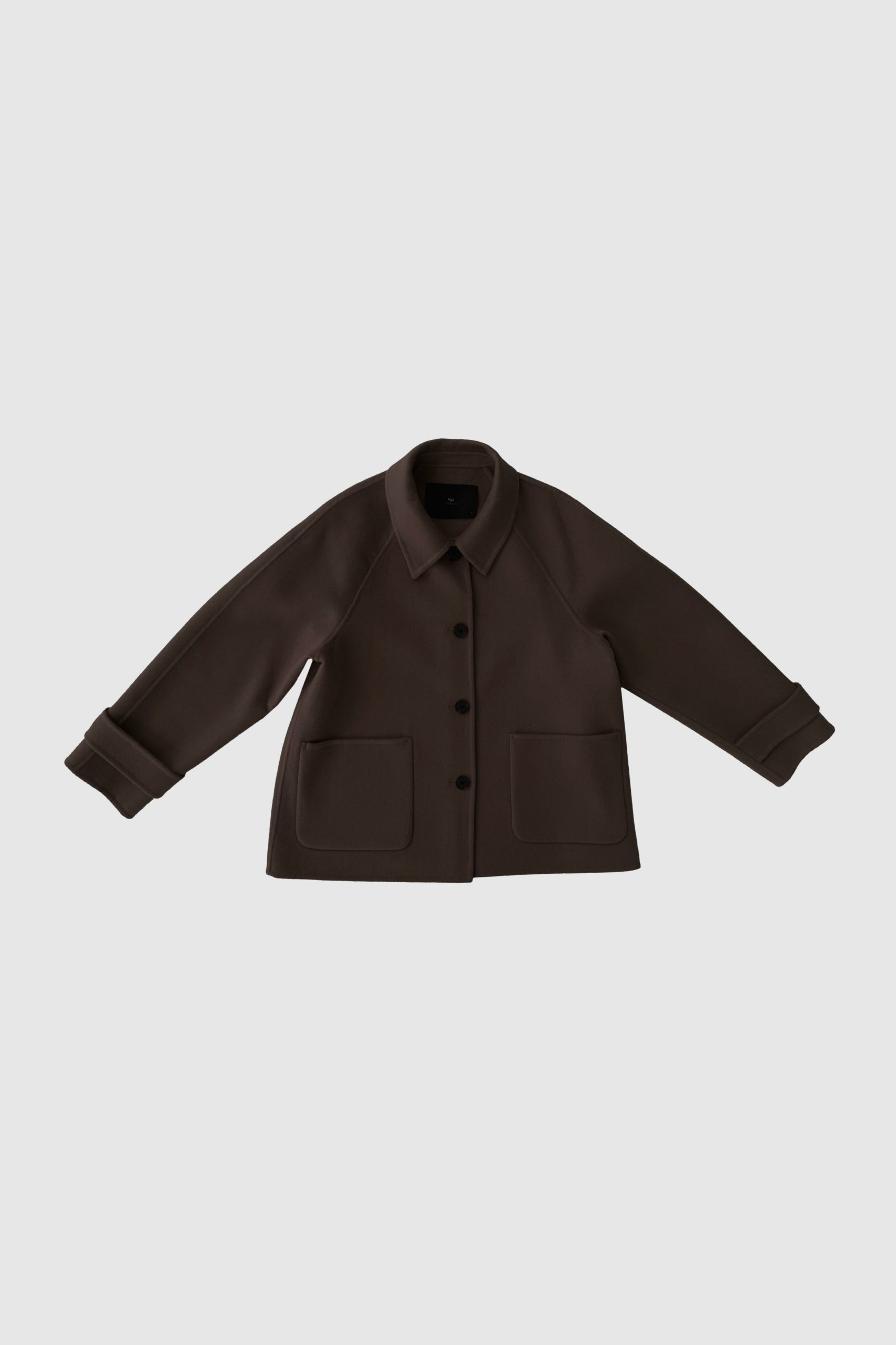 Lucia Mel Wool Jacket - Dark Brown