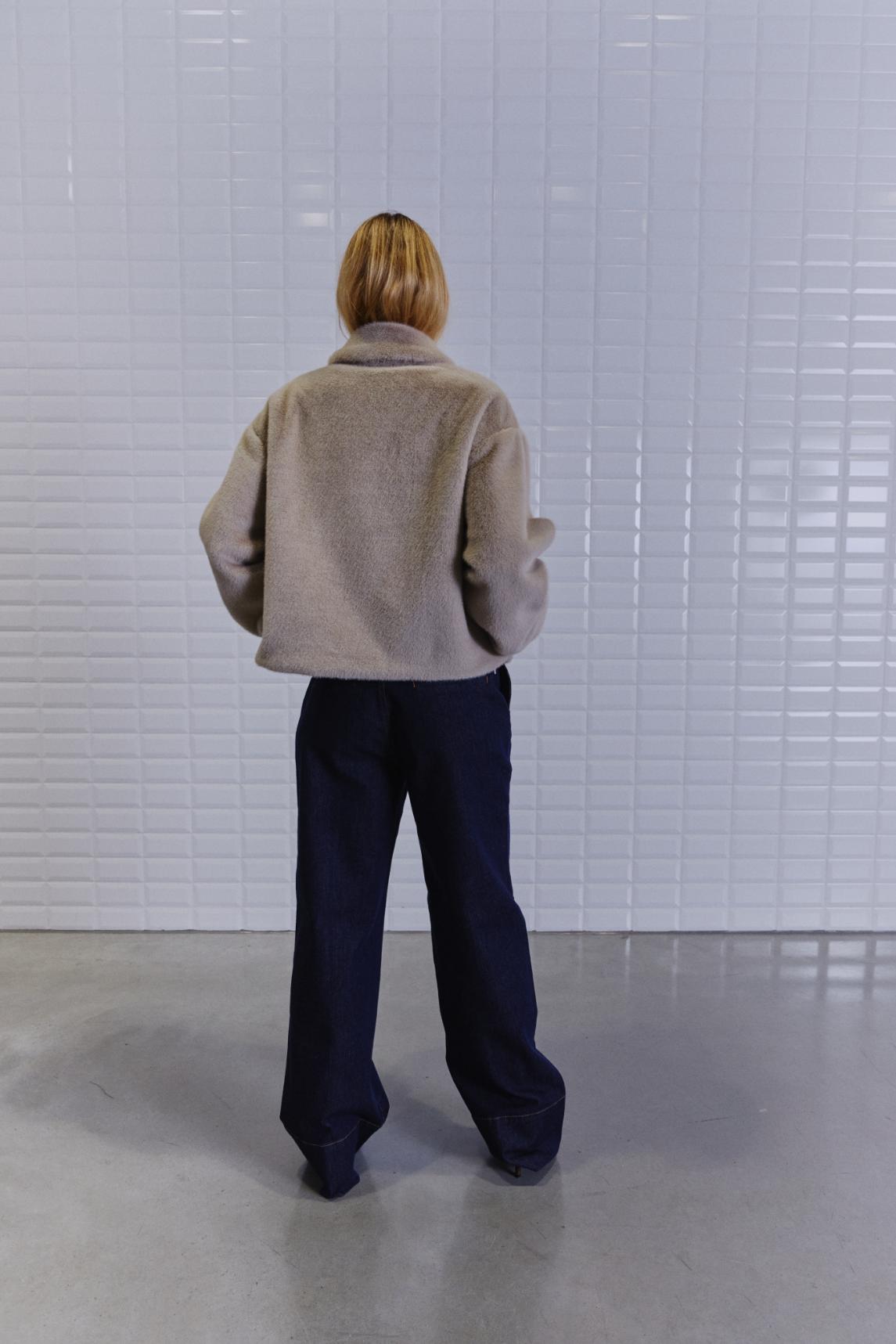Nohr Faux Fur Jacket - Silver Lining