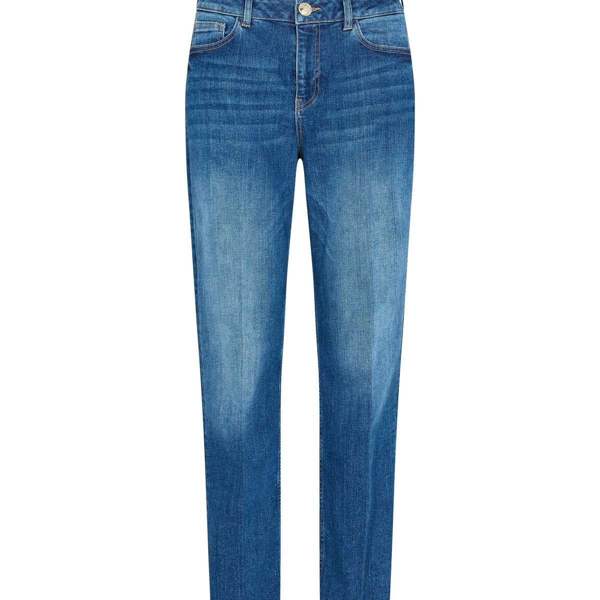 Stella Straight Jeans w Seamed Belt Loops - Everlong