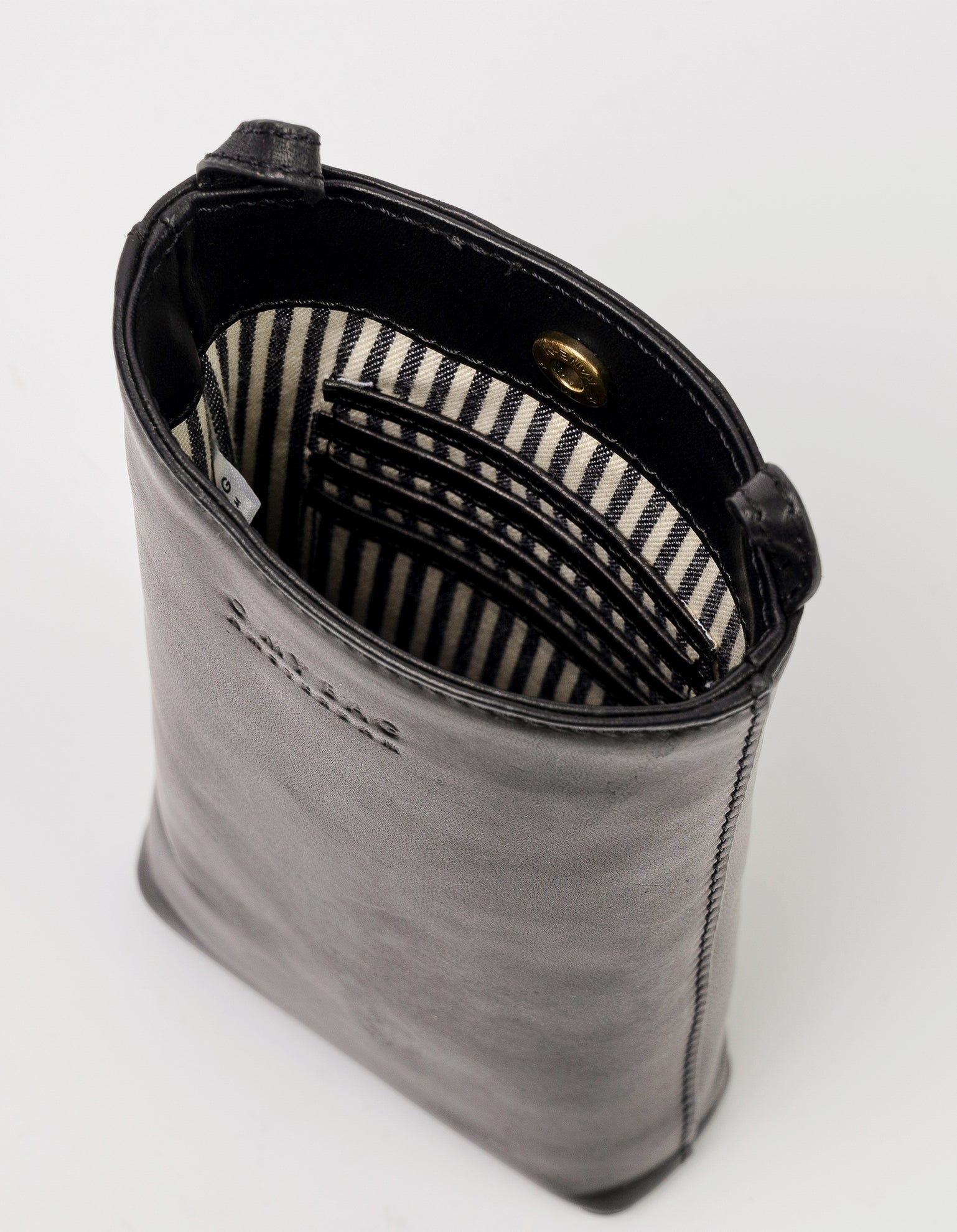 Charlie-Phone-Bag-Black-Classic-Leather-Inside