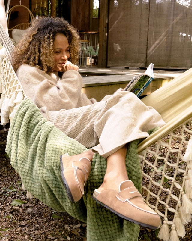 Soir & Matin Silvana leather clog in beige