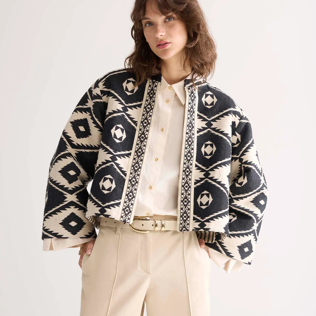 Aztec Jacket - Black – Doodie Stark