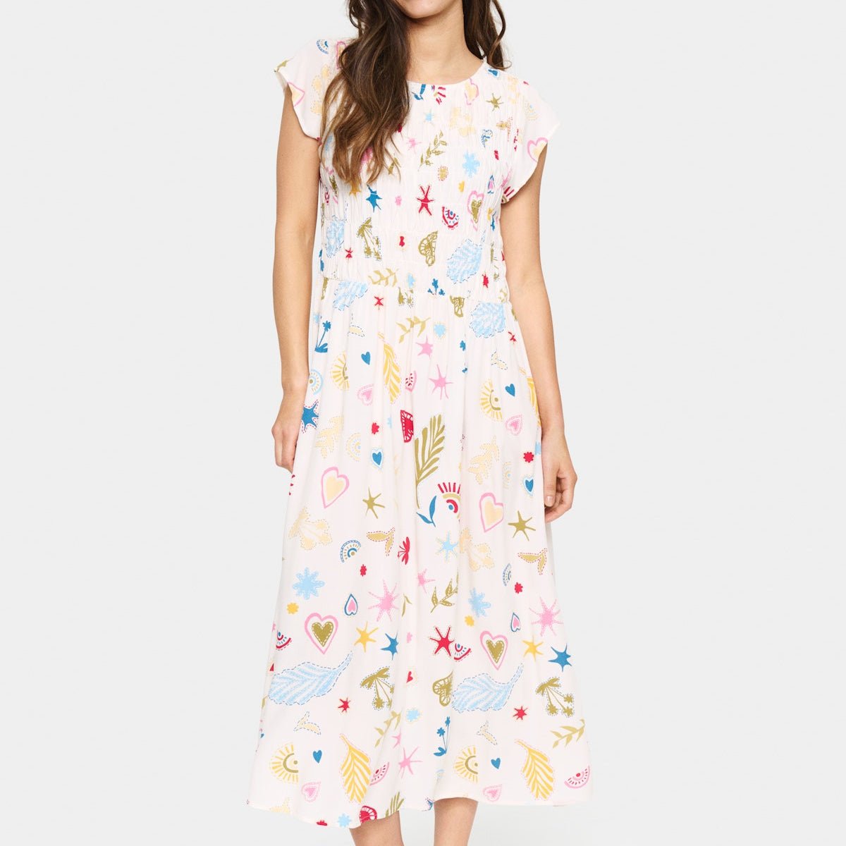 Gisla Maxi Dress - Playful Placement – Doodie Stark