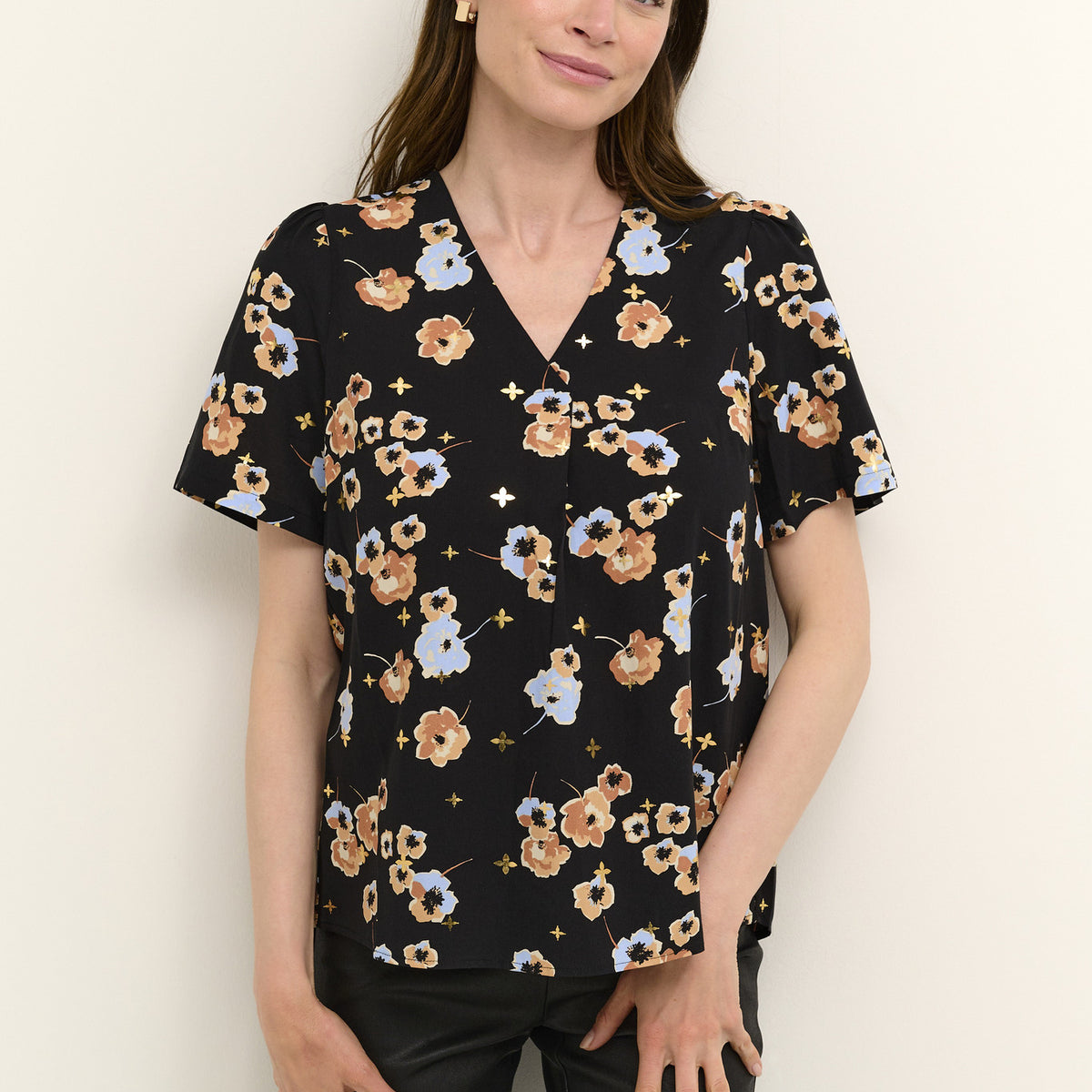 Laura SS Blouse - Black | Doodie Stark