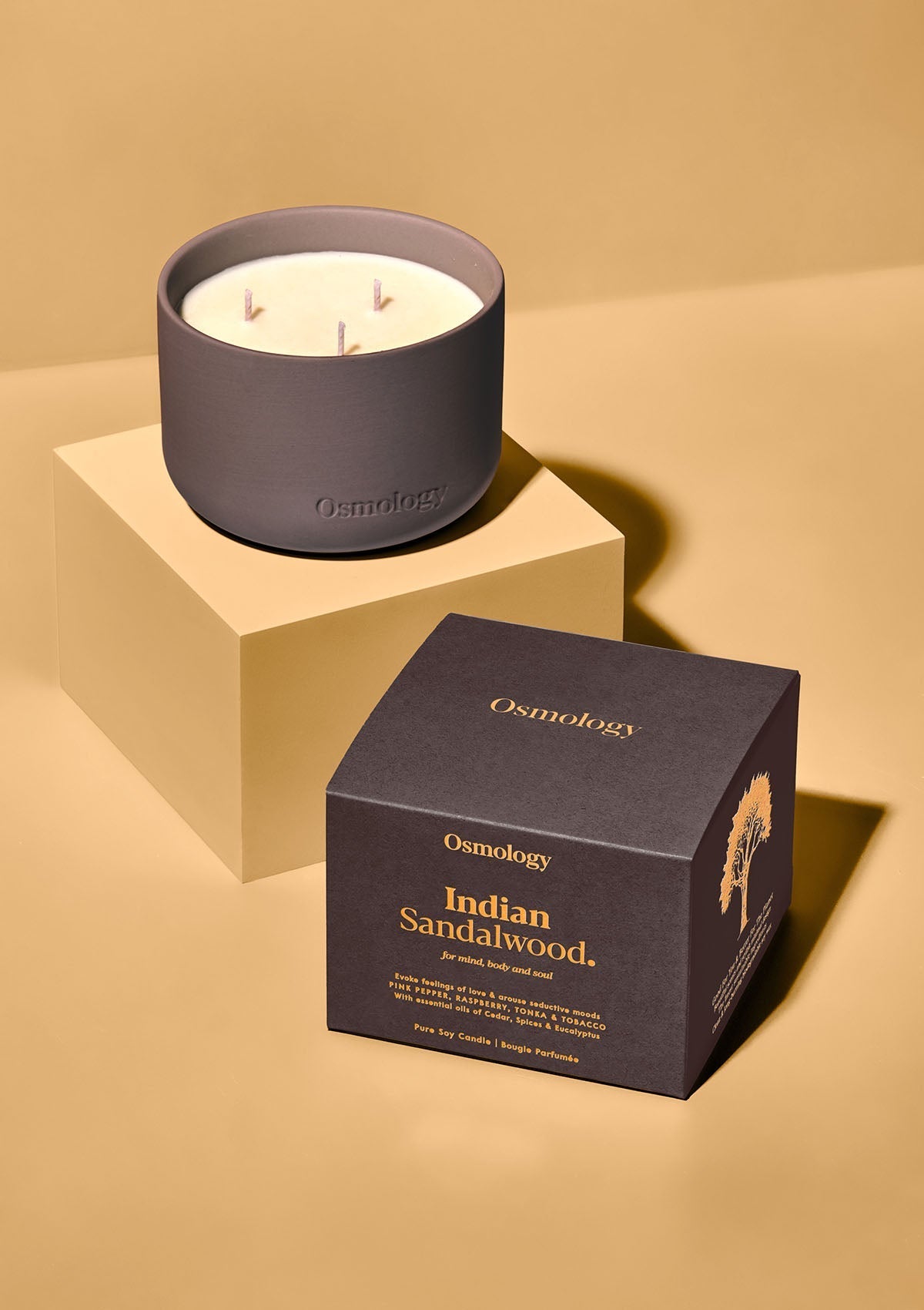 Indian Sandalwood Triple Wick Candle 450g