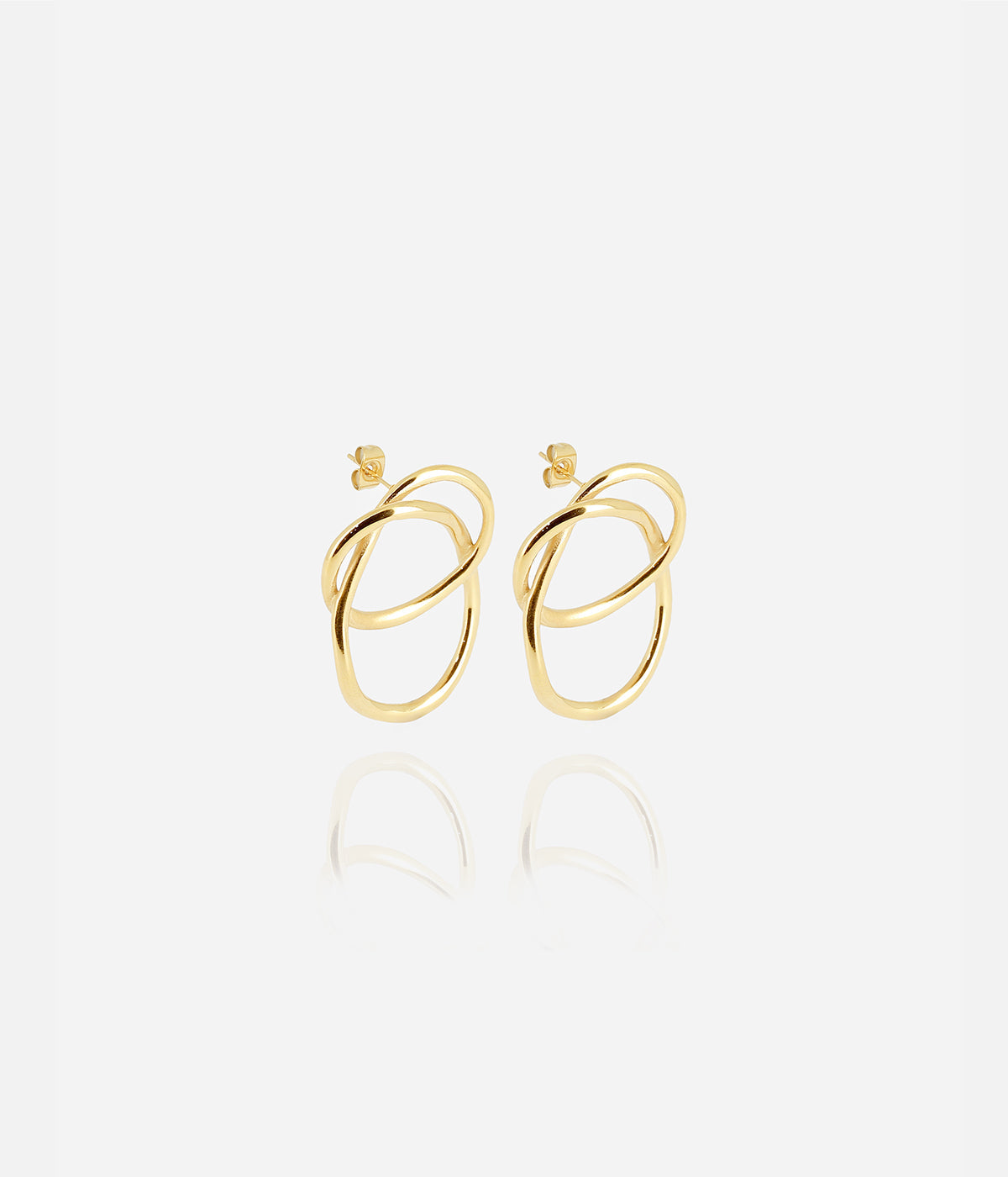 Shape Earrings - Gold