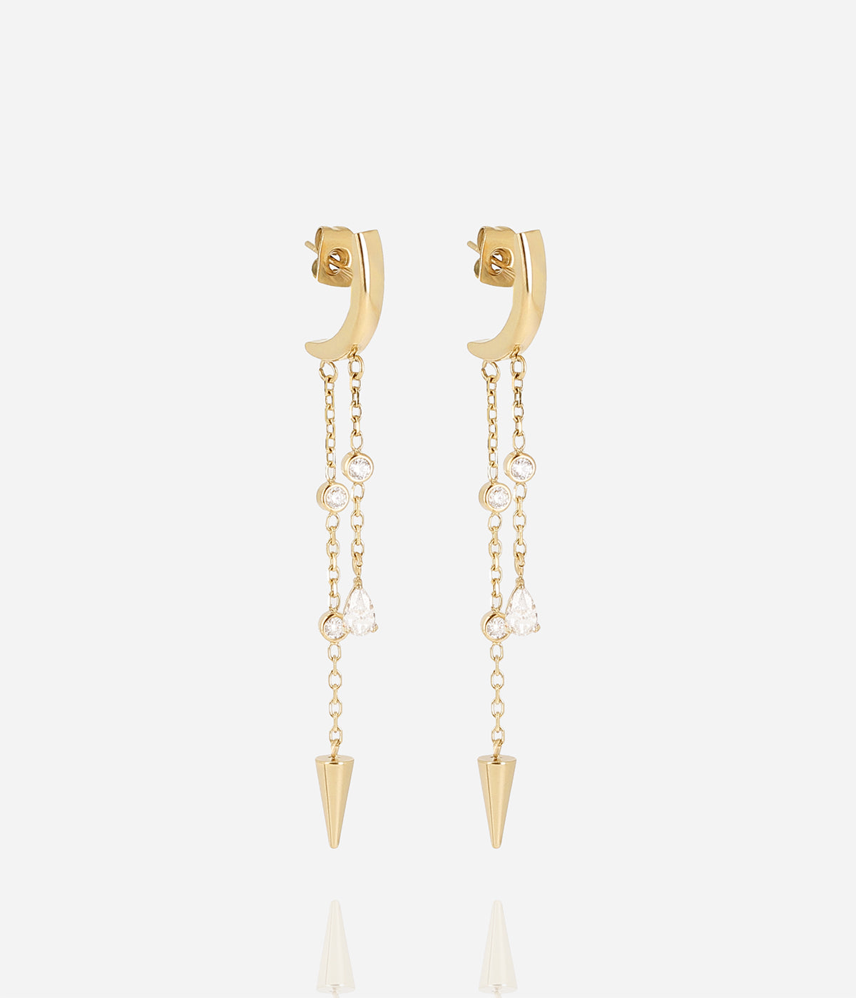 Tahia Earrings - Gold