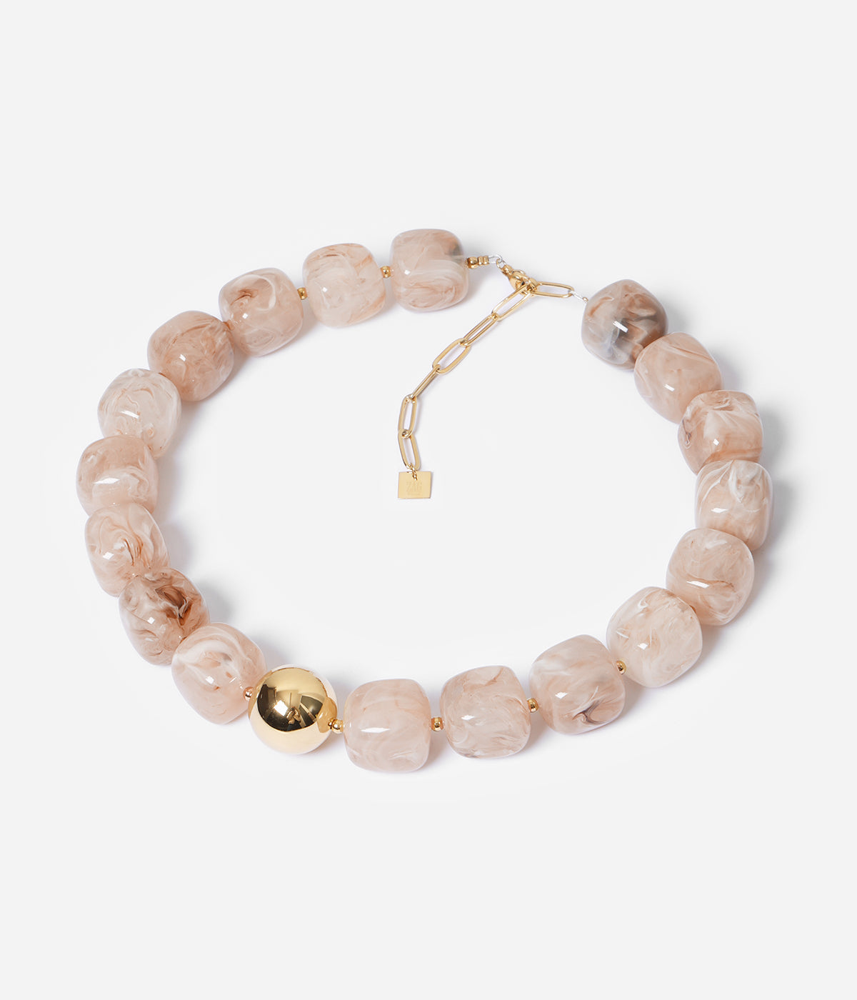 Oedipe Necklace - Gold/Brown