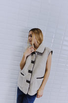 Iris Bonded Waistcoat - Birch | Brown