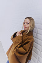 Jackie Bat Sleeve Jacket - Camel