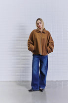 Jackie Bat Sleeve Jacket - Camel