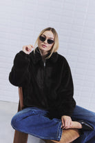 Nohr Faux Fur Jacket - Dark Brown