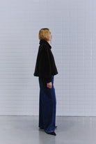 Nohr Faux Fur Jacket - Dark Brown