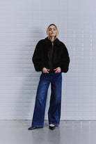 Nohr Faux Fur Jacket - Dark Brown