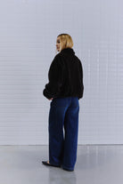 Nohr Faux Fur Jacket - Dark Brown