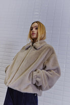 Nohr Faux Fur Jacket - Silver Lining