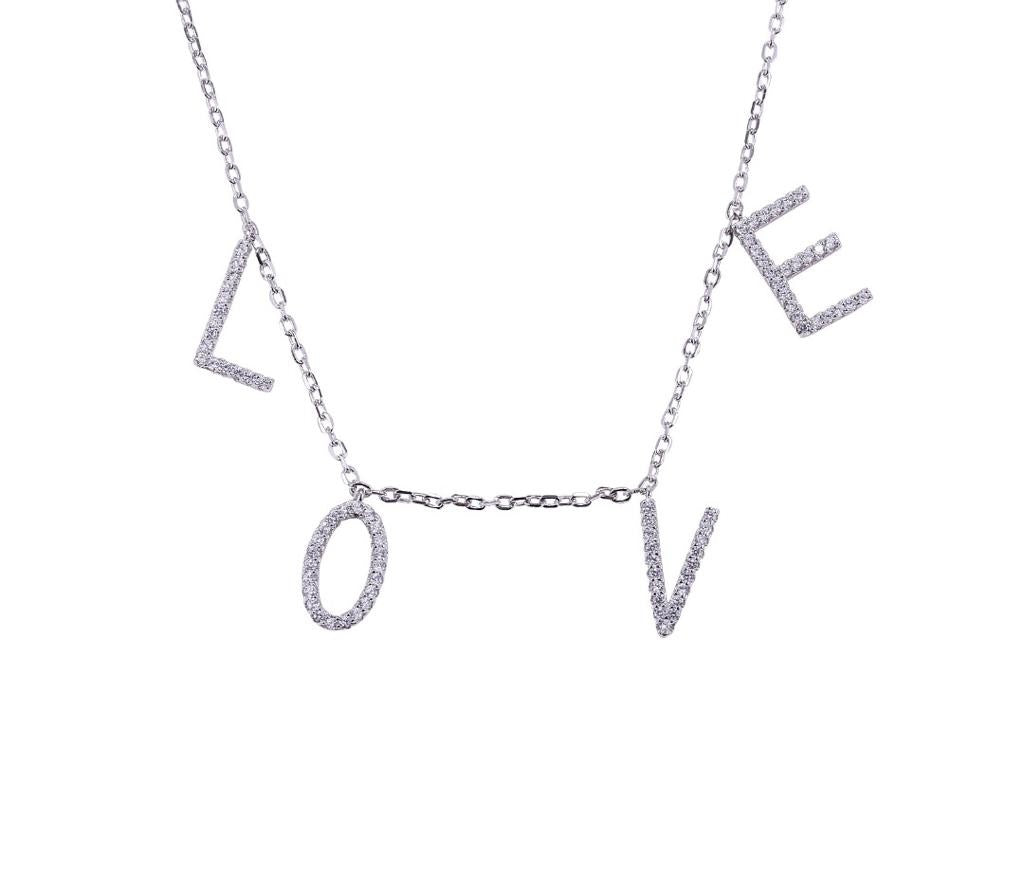 iCandi_Big love necklace silver