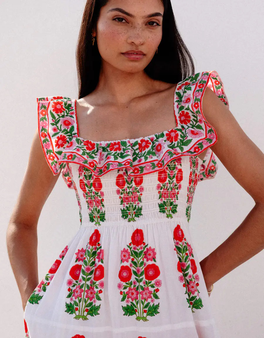 Carrie Dress - Ruby Poppy – Doodie Stark