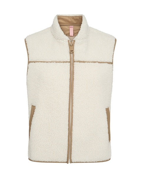 Rowe Teddy Waistcoat - Ecru - by Mos Mosh – Doodie Stark