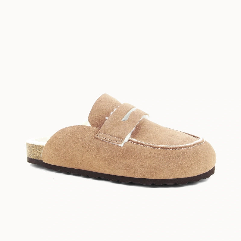 Soir & Matin Silvana leather clog in beige