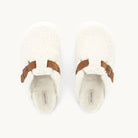 Soir & Matin Sherpa wool clog in natural wool