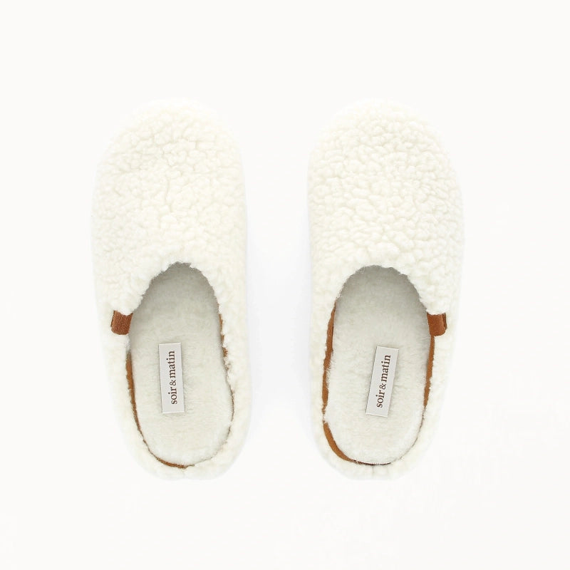 Soir & Matin Orea wool mule in natural wool